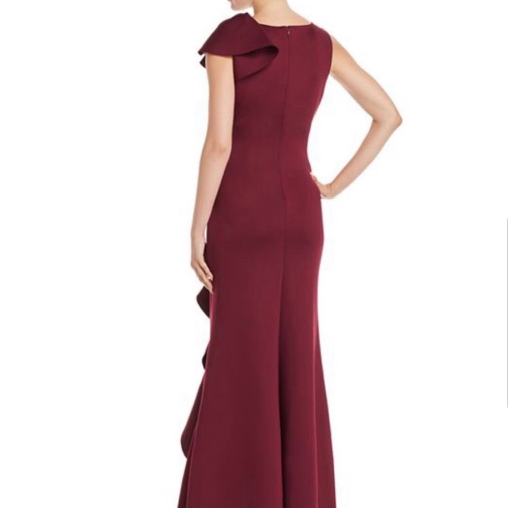 Eliza J Maroon Formal Gown - Picture 2 of 5